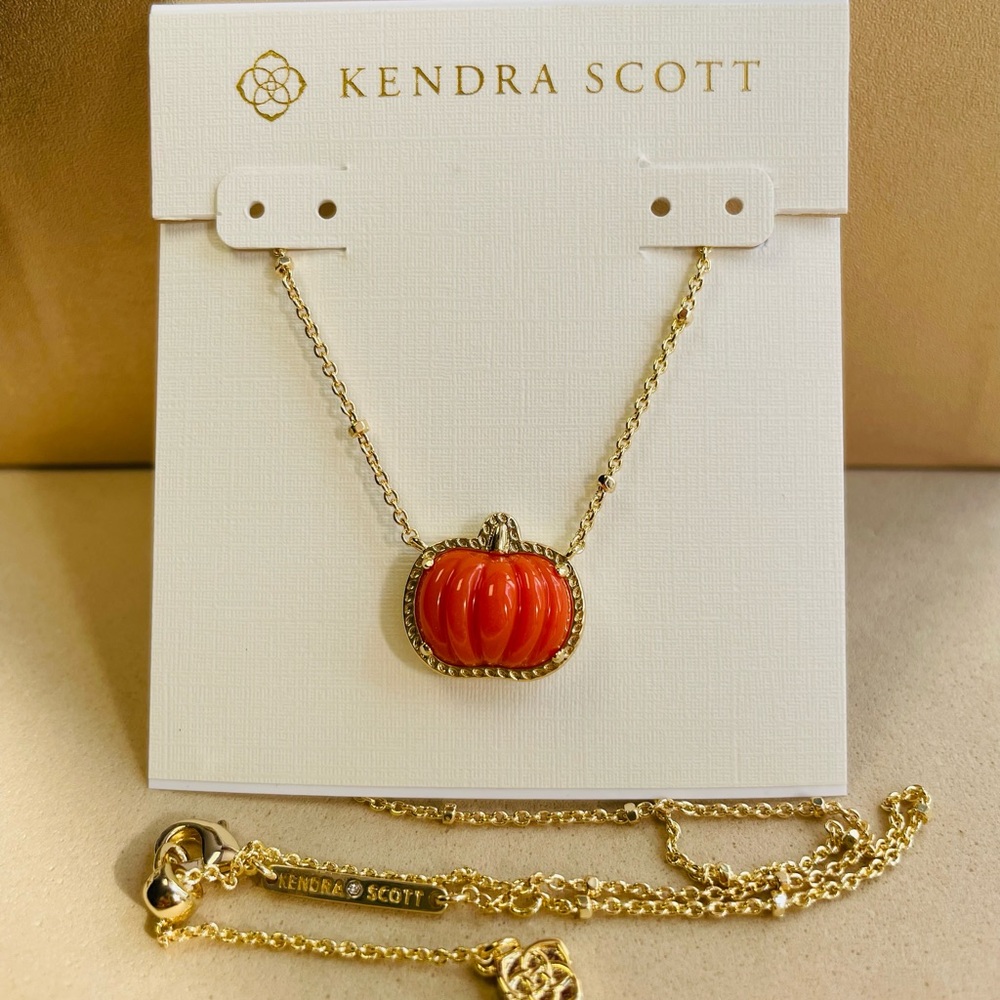 Kendra Scott Pumpkin Necklace
